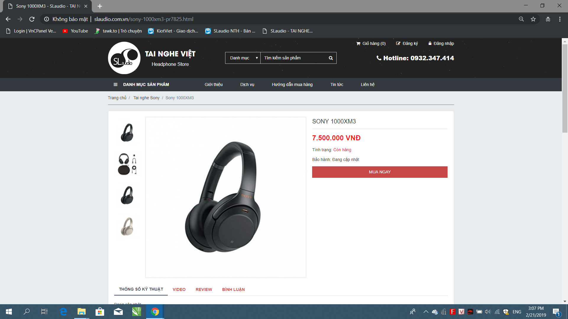 Hướng dẫn mua hàng Online
